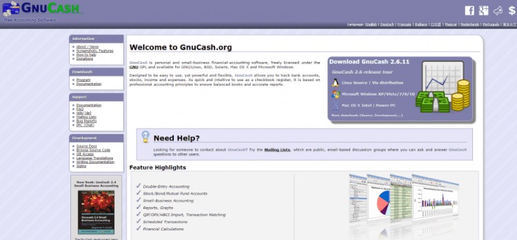 Phần mềm thu chi GnuCash