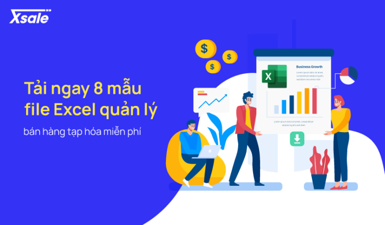 Mẫu file Excel quản lý bán hàng tạp hóa